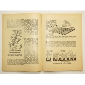 Das Danken wir dem Führer!, 1938, brochure di voto. Espenlaub militaria